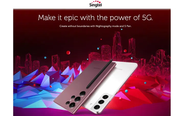 Grab yourself a new S22 from Singtel. 