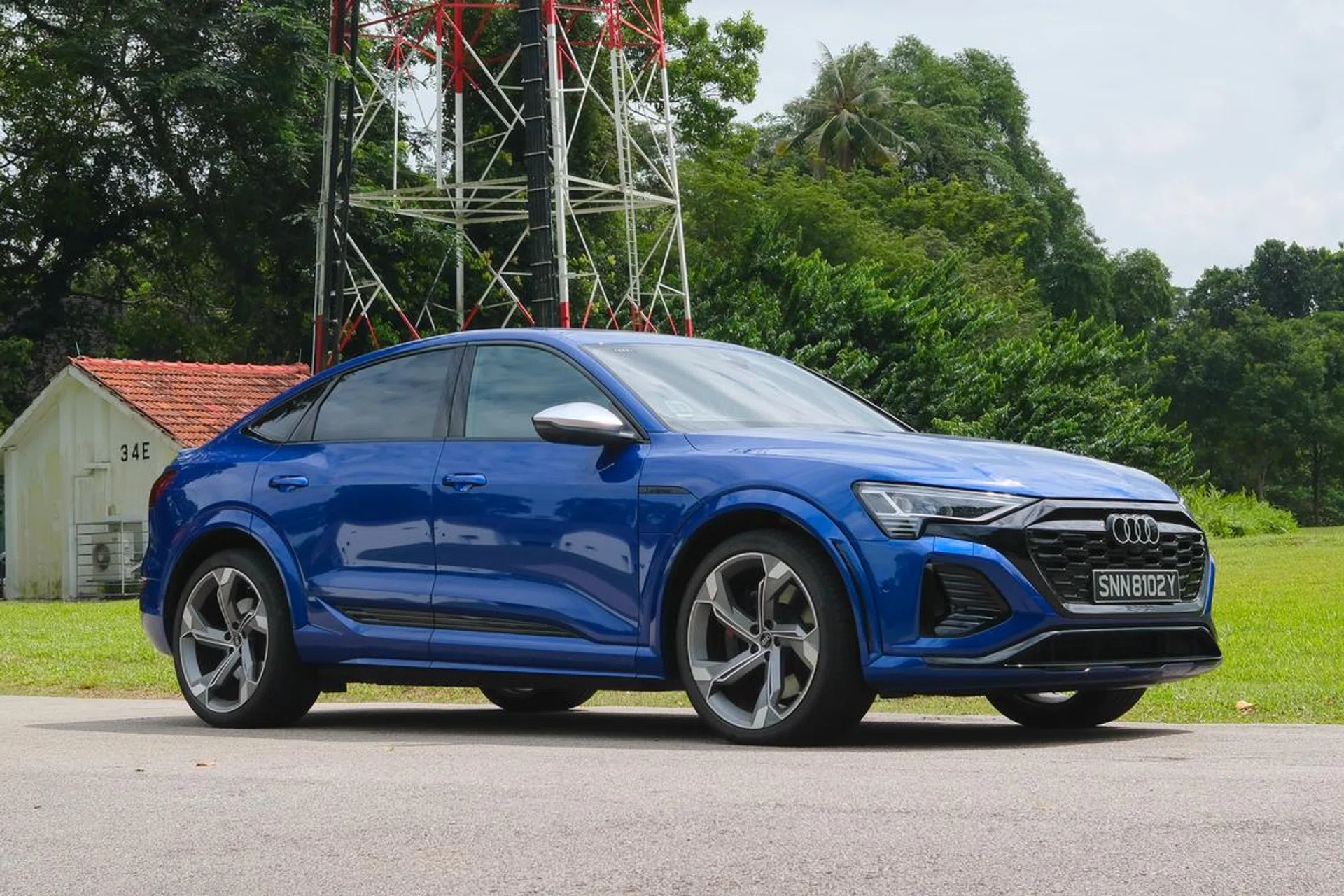 The Audi SQ8 Sportback e-tron. Photo: HWZ