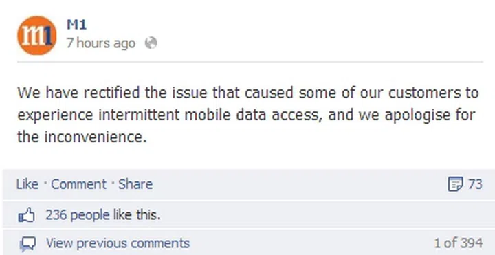 Image source: M1 Facebook Page