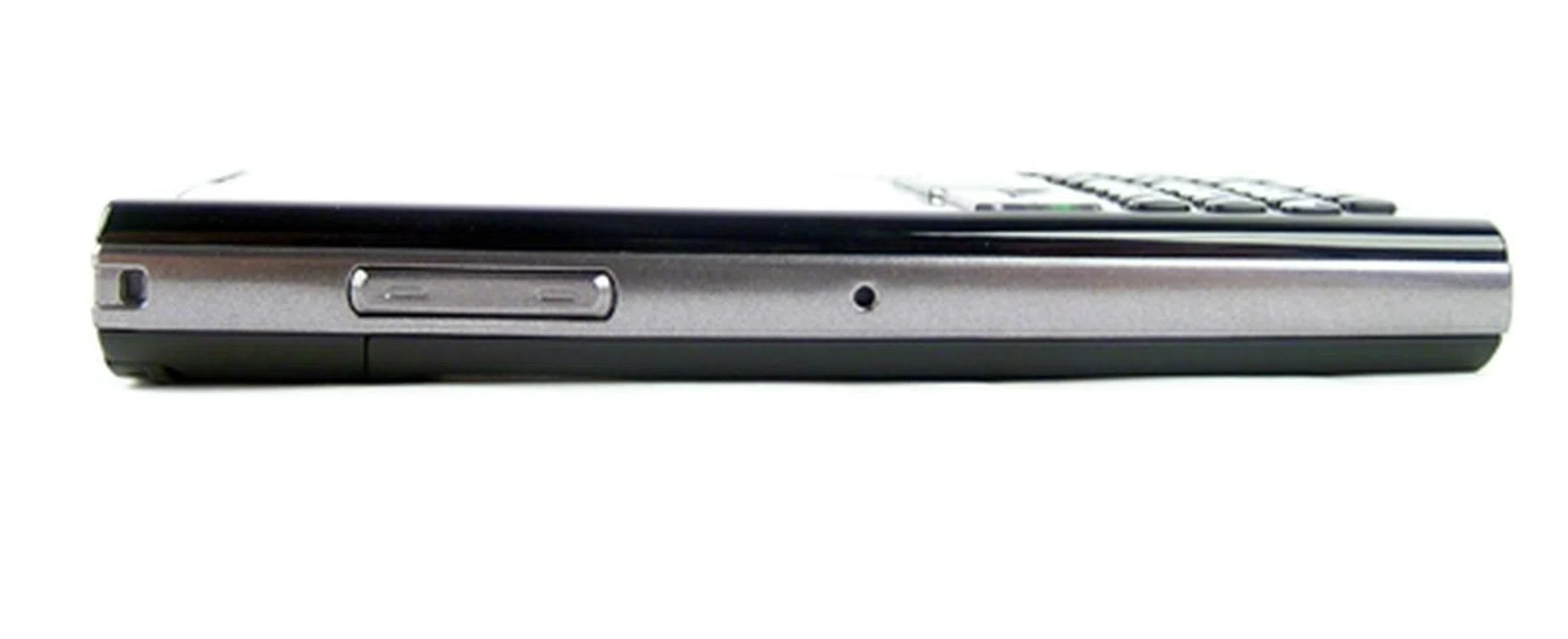 On the right, we have the Volume control buttons and the tiny recessed Soft Reset button located at the center of the right profile.