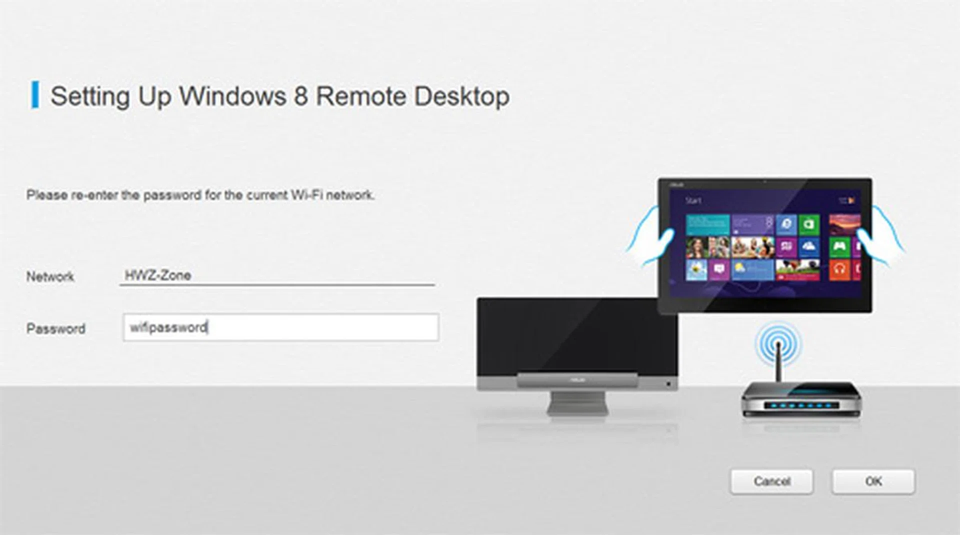 Setting up Splashtop is relatively easy. Just run it in Windows 8, set it up and copy down the IP address provided. Once you're in the Android environment, the Splashtop app will automatically take care of the rest. 