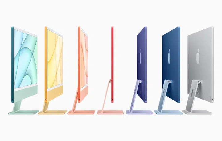 The new 24-inch iMac. <br>Image source: Apple