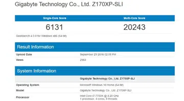Image Source: Geekbench Browser