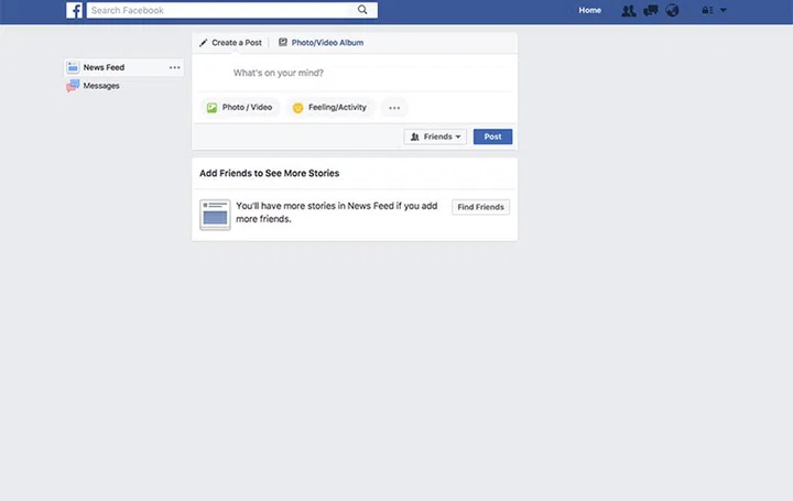 I call it Facebook Zero (simulated image).