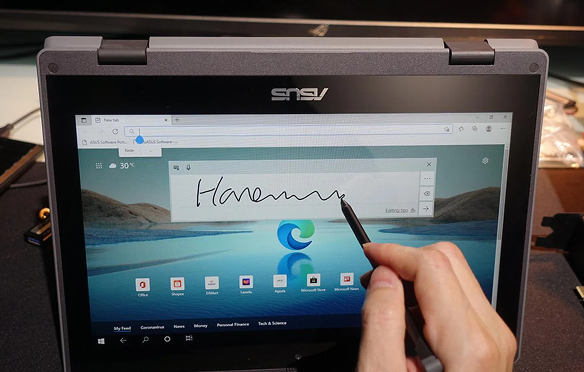 Children might prefer the BR1100F in its tablet form, allowing them to use the stylus to indulge in their creativity.