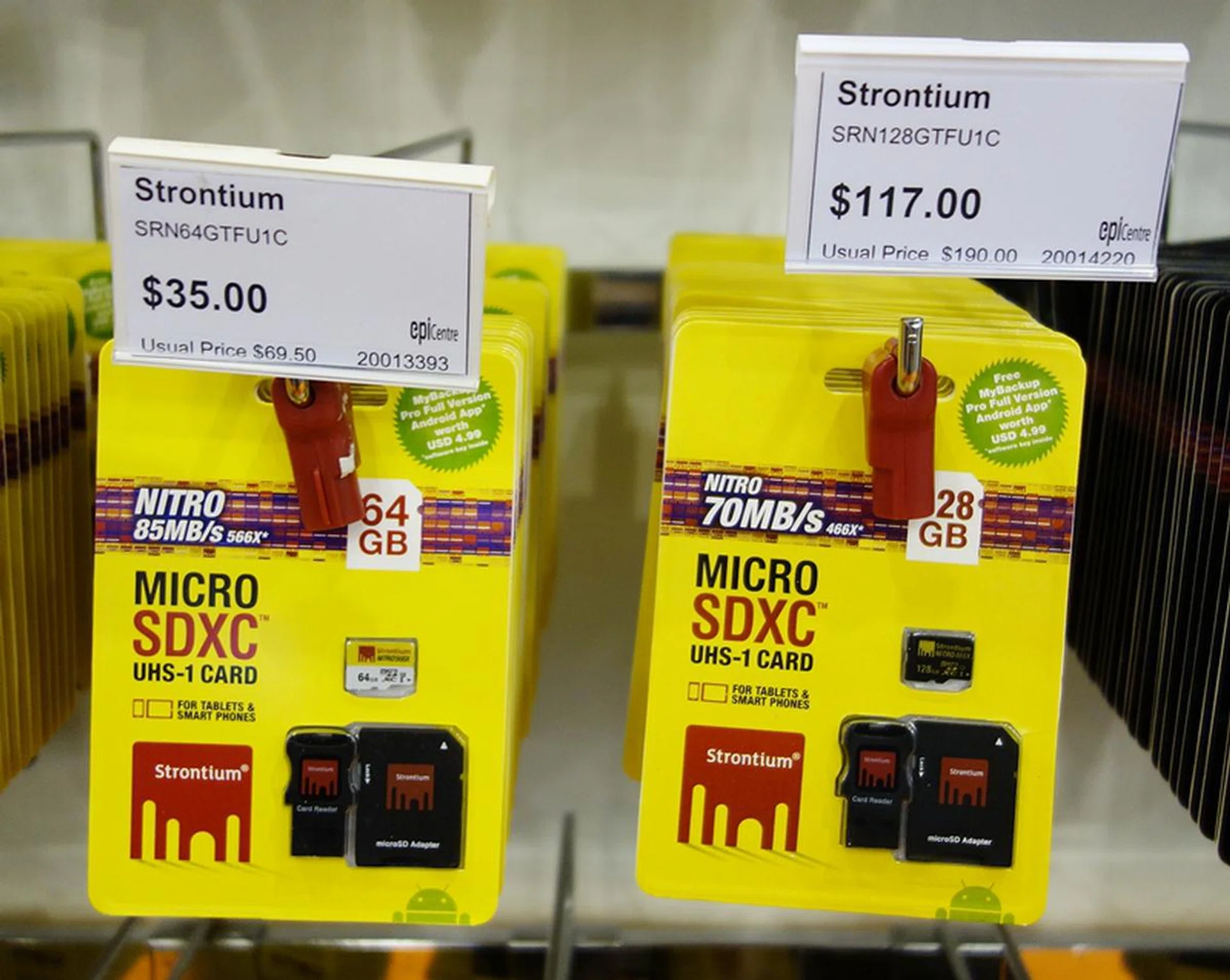 These Strontium microSDXC cards come with a USB card reader and a SD card adapter. Choose from the 64GB Nitro 566X (S$35, UP: S$69.50) or the 128GB Nitro 466X (S$117, UP: S$190). For the full range of Strontium products, do drop by the Epicentre (Booth 6018) or other participating outlets at the show.