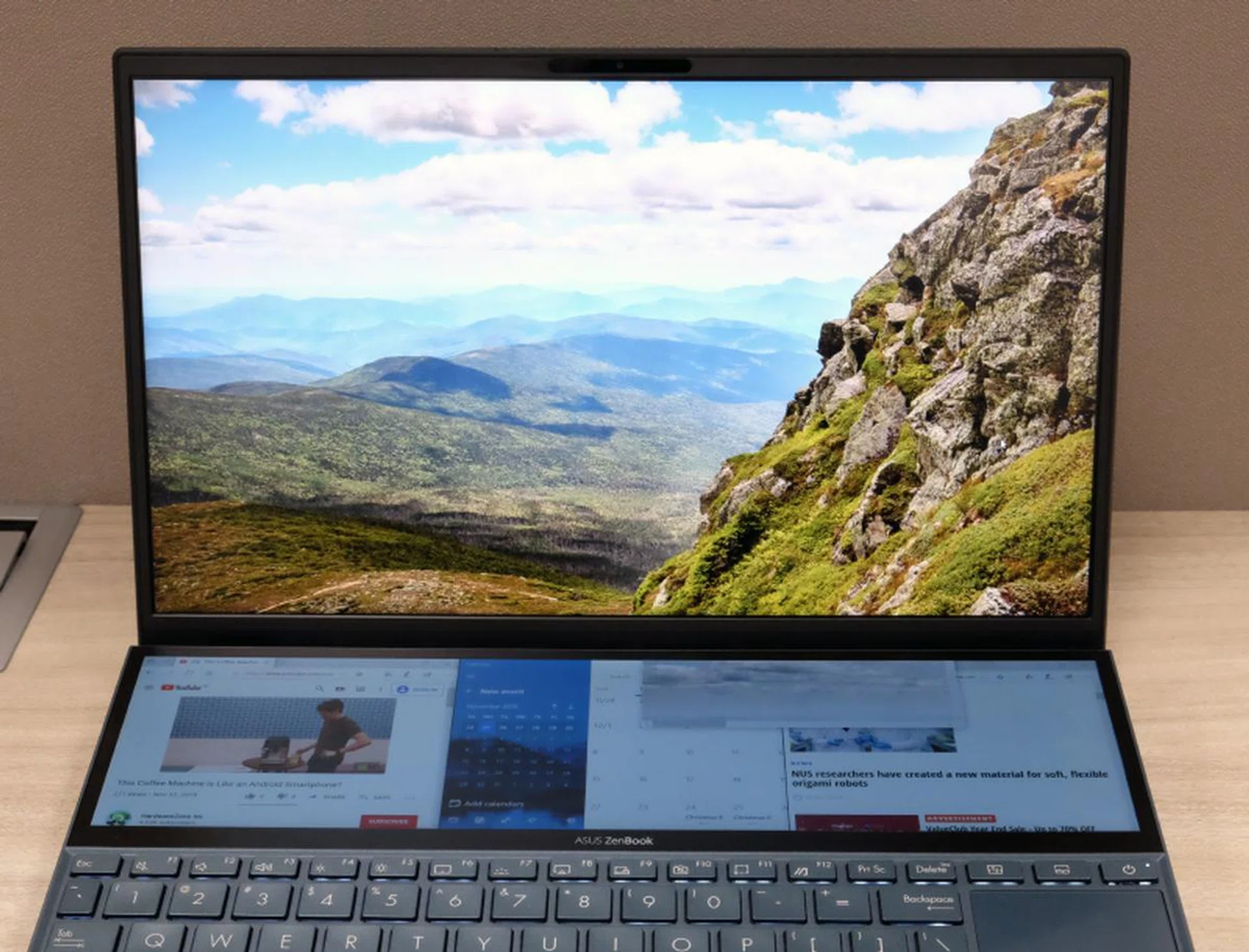 My biggest gripe about the ScreenPad Plus is that it can be a little dim and hard to see.