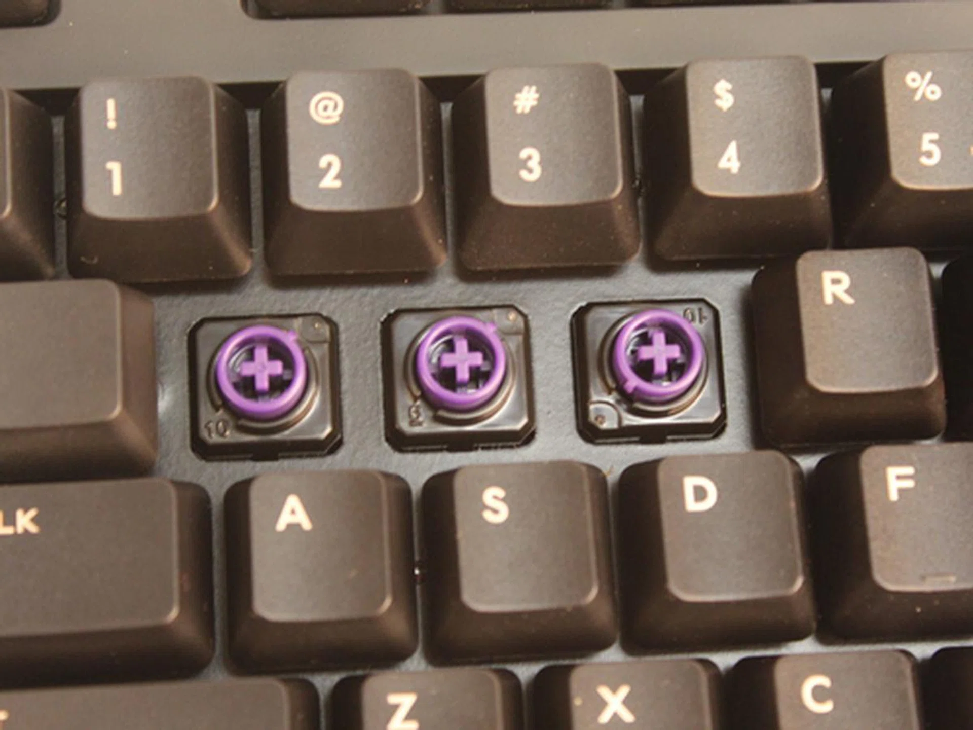 Cherry MX stems allow you to use your preferred custom Cherry keys.