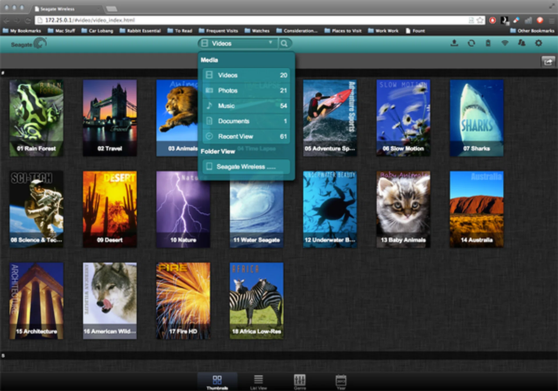 The web interface looks fresh and modern and is easy to navigate.