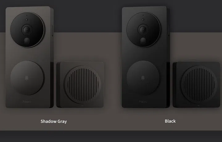 The Aqara Smart Video Doorbell G4.