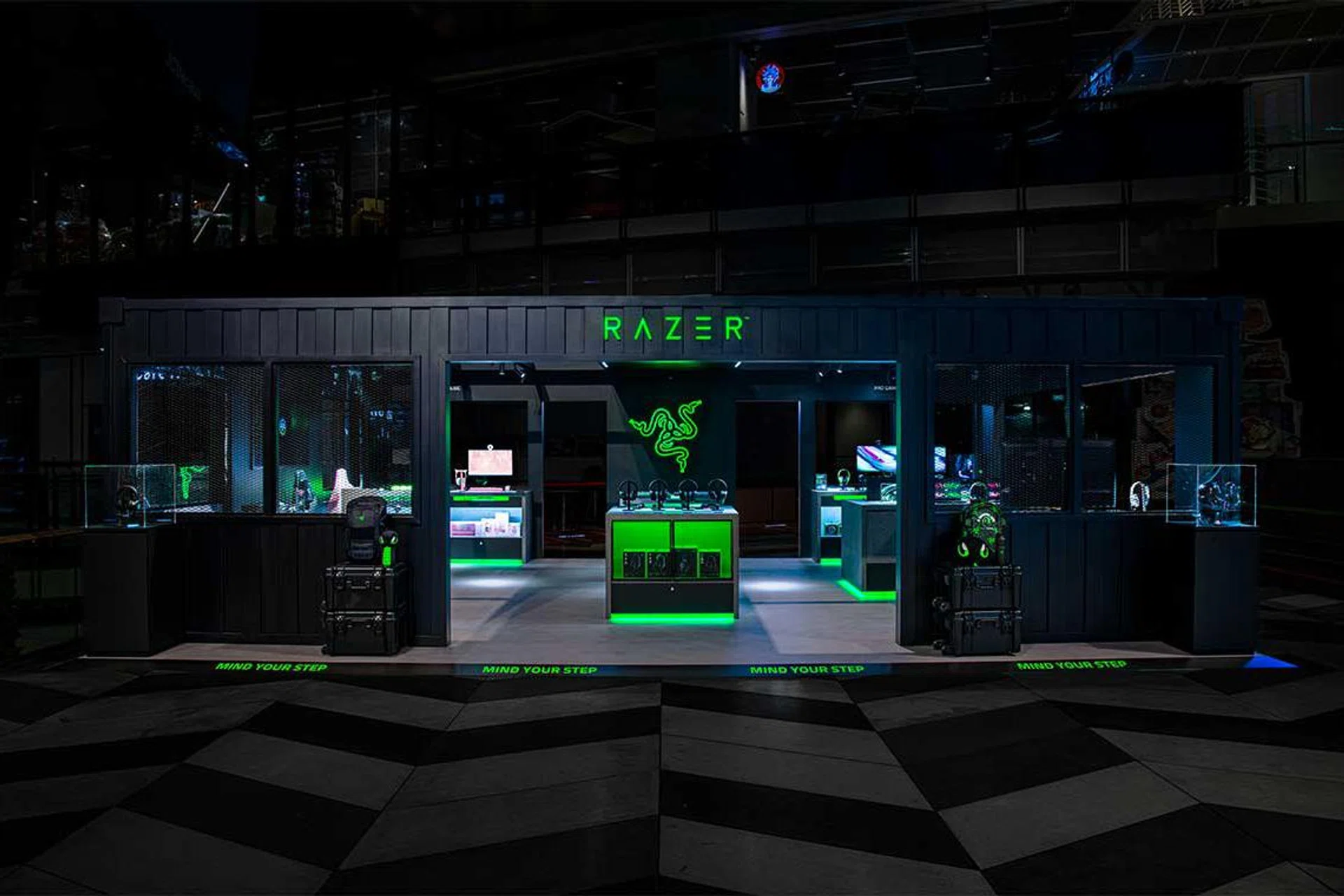 The new pop-up store will be a situated on the 1st floor atrium in Funan. (Image source: Razer)