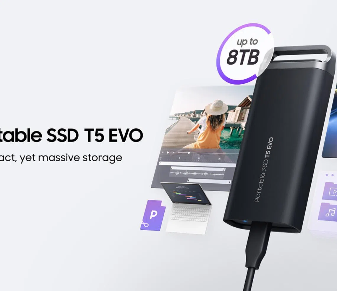 Samsung launches a portable SSD with a whopping 8TB storage