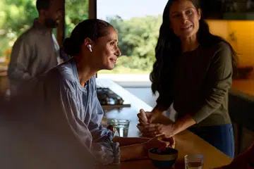 AirPods Pro add a clinical-grade, over-the-counter Hearing Aid capability for users with mild to moderate hearing loss. Image: Apple