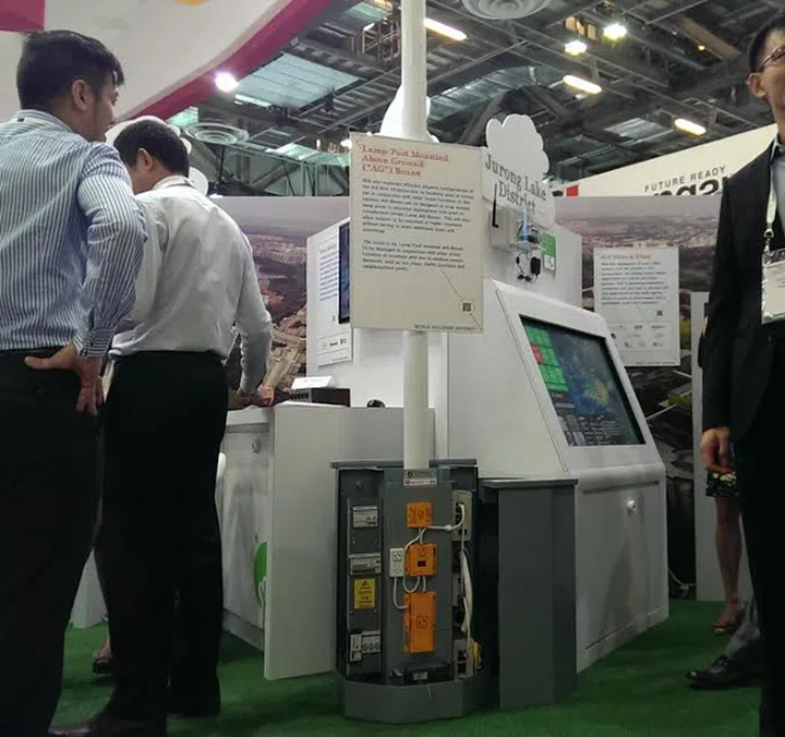An AG Box at IDA's booth during CommunicAsia 2014.