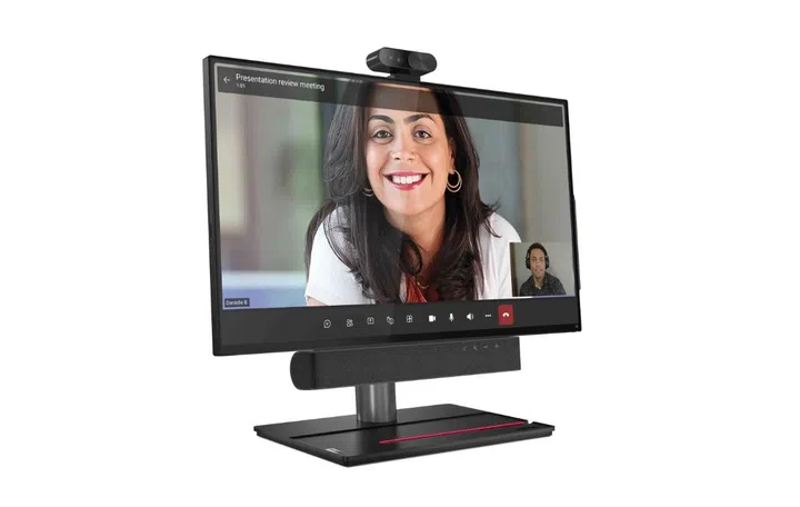 The ThinkSmart View Plus adds touch for collaboration. Image source: Lenovo. 