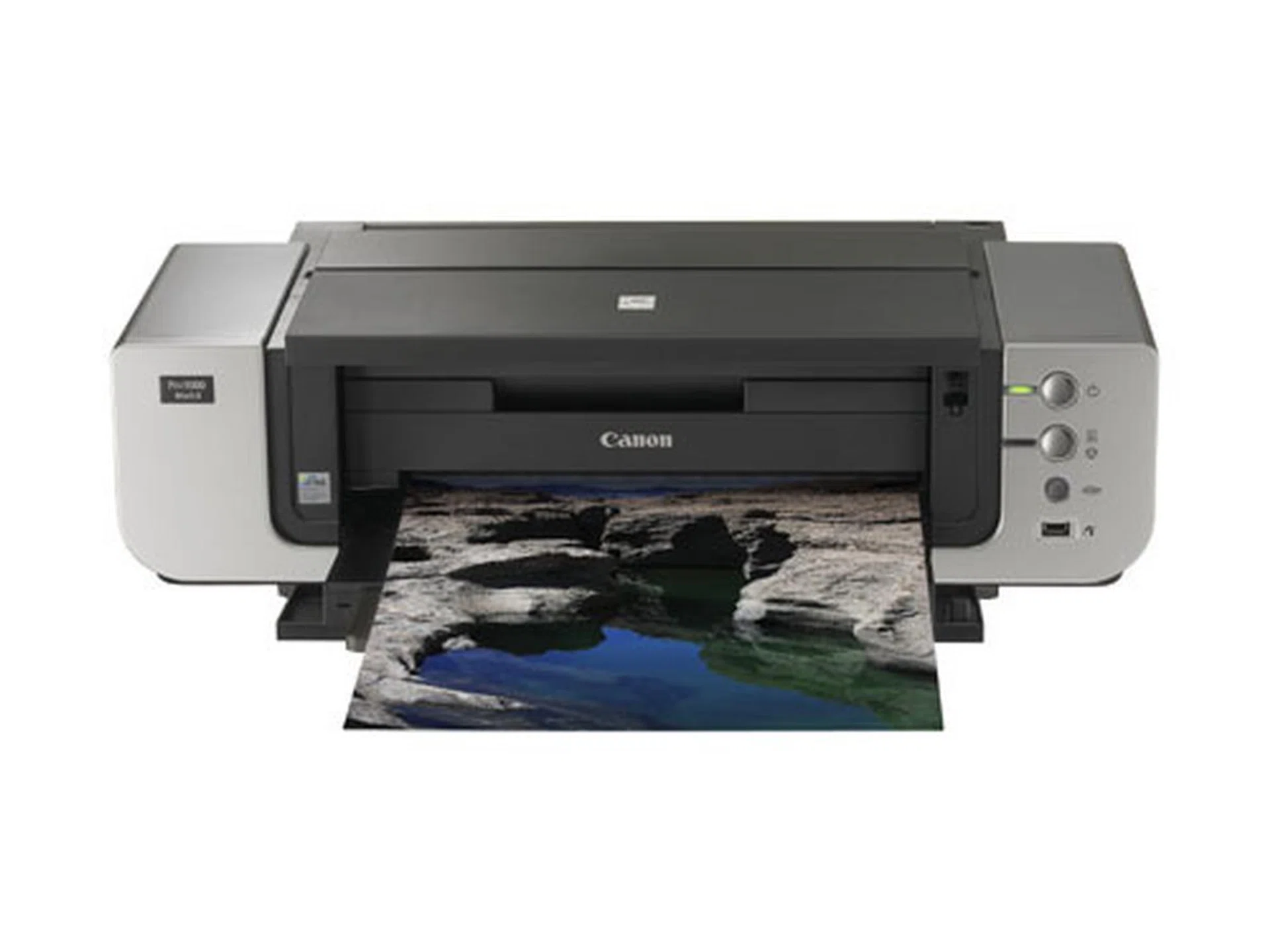 The Canon PIXMA Pro9500 Mark II professional home photo printer.