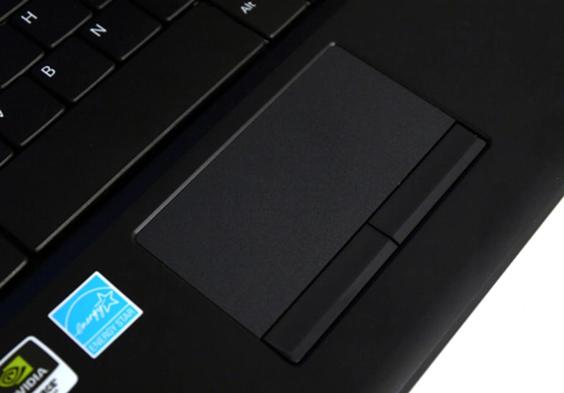 The Synaptics trackpad sports a matte surface and is considerably wide enough to navigate with. It also features multi-touch and scroll functions. Be warned about its stiff and slim buttons though.