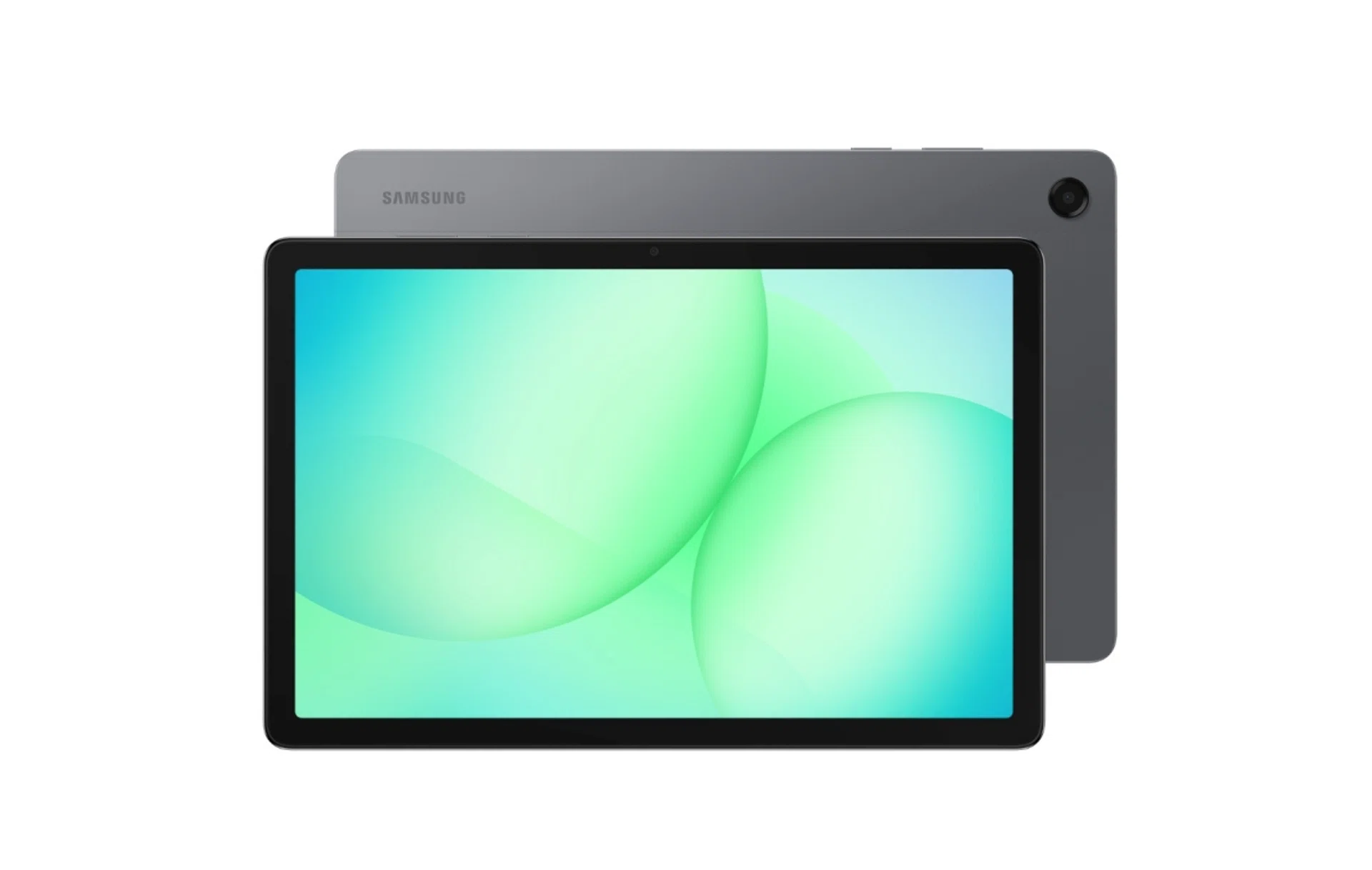 The front and back view of the Samsung Galaxy Tab A11+ tablet.