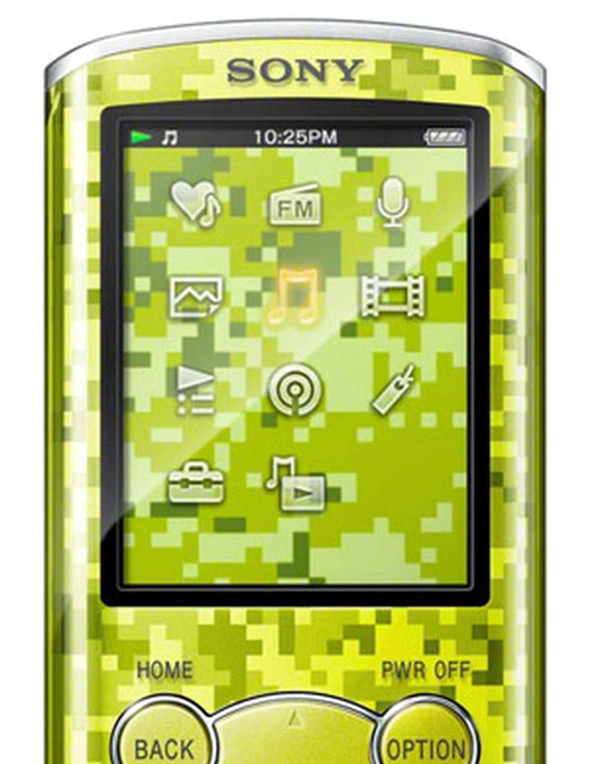 A fan of lime green and pixelated art? There's an E460 for you. On a more serious note, the UI is pretty as well as functional.
