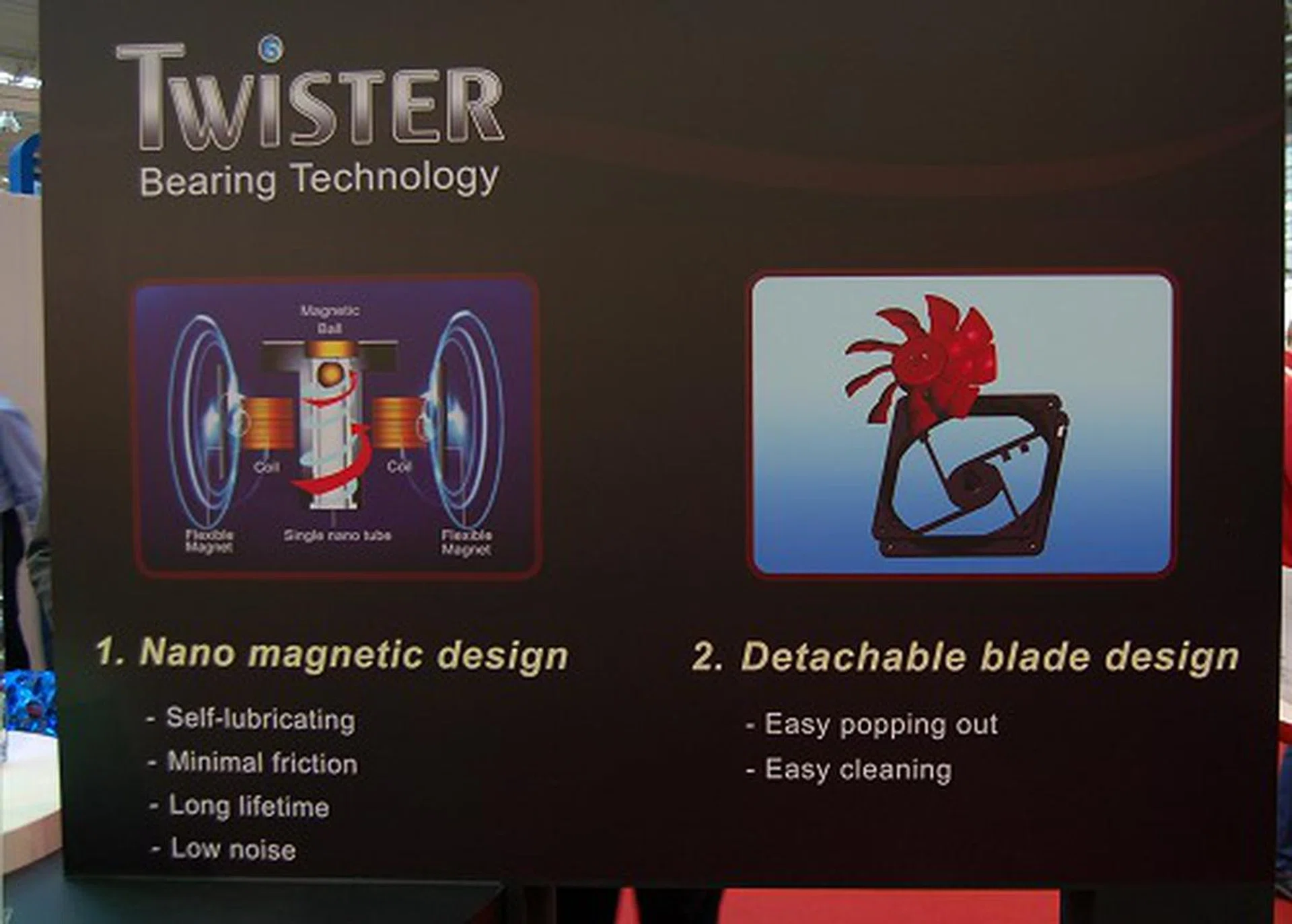  Here's more info of the Twister bearing technology and its benefits.  