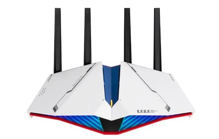The ASUS x Gundam RT-AX82U (Image source: ASUS)