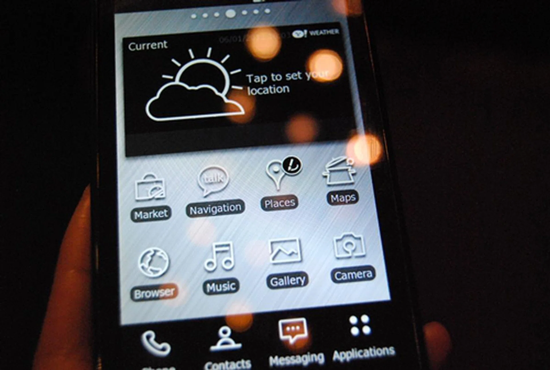 You can change the design of an icon that's placed on your home pages. Simply long press it to get a brush icon to pop up. Click on it to open up a wide selection of alternatives.