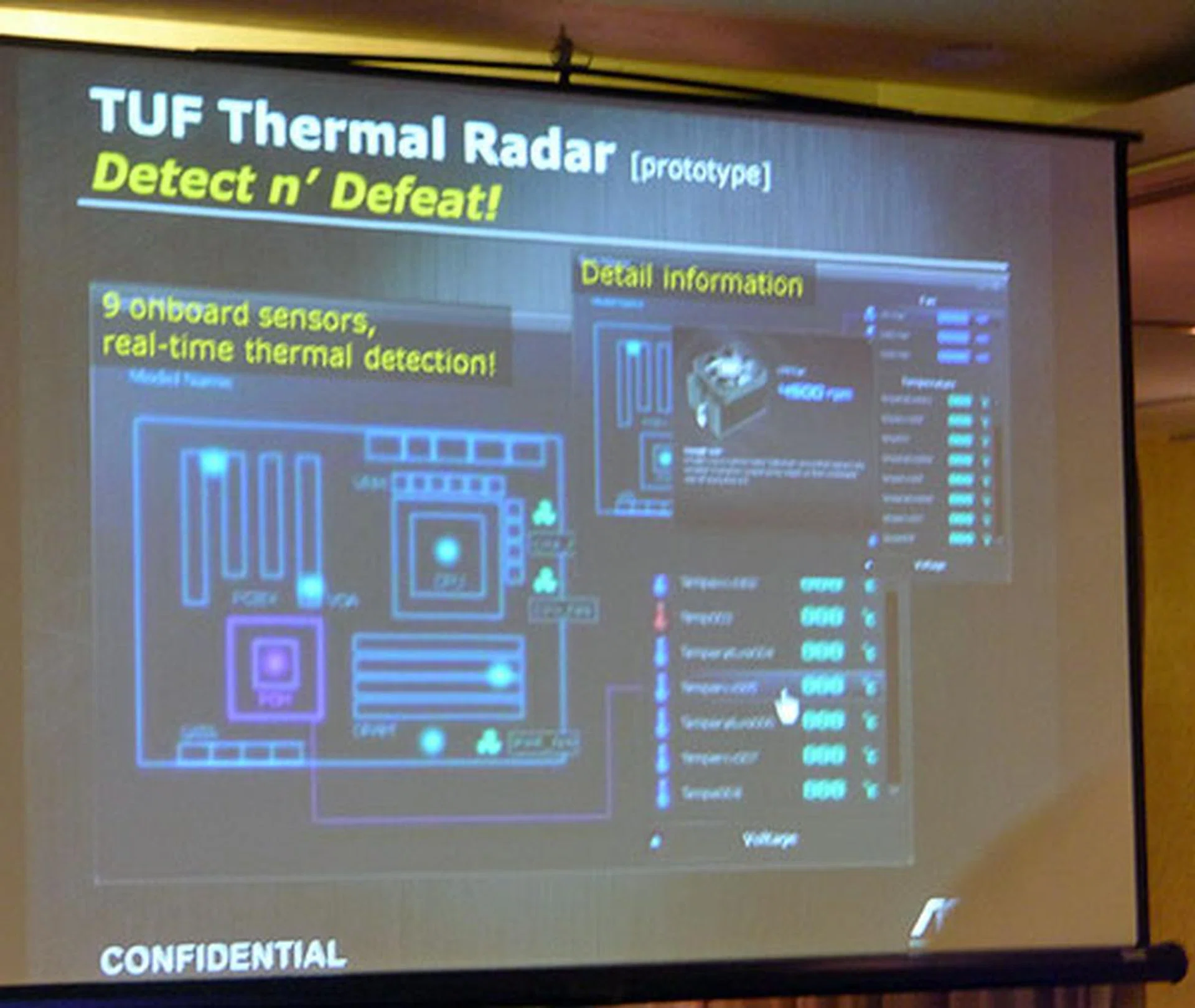 There are even thermal sensors on various parts of the Sabertooth P67 to help users monitor which are the hot spots and whether you need to increase the fan speed.