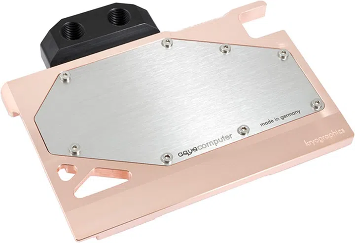 The closed block version of the Kryographics R9 Nano. (Image Source: Aqua Computers)