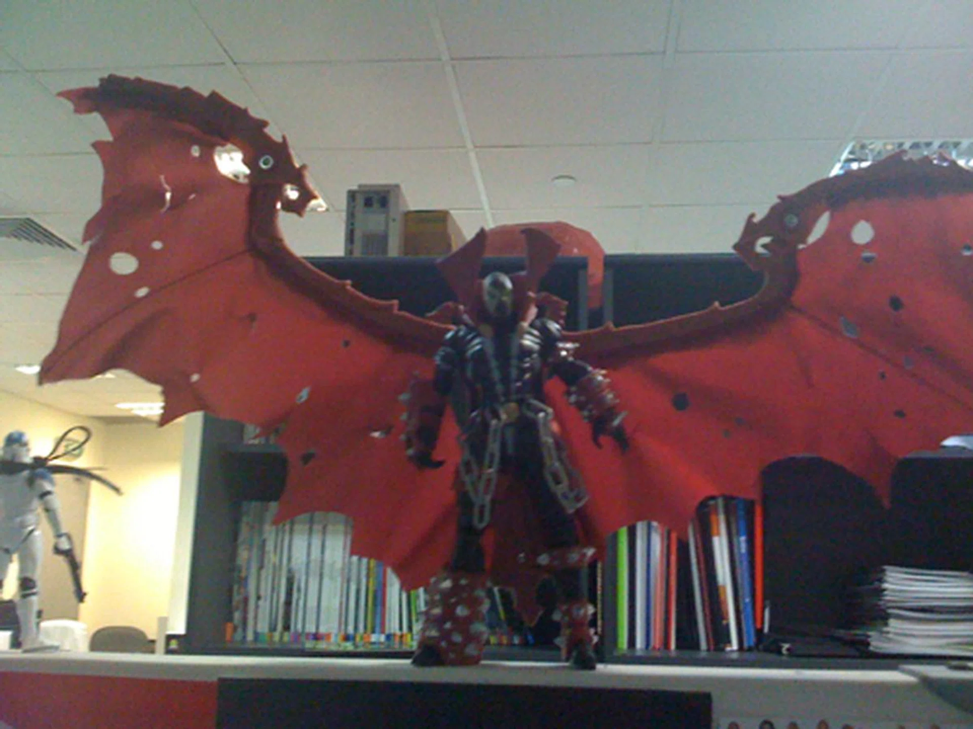 With the 2-megapixel camera, up-close shots came off looking grainy.