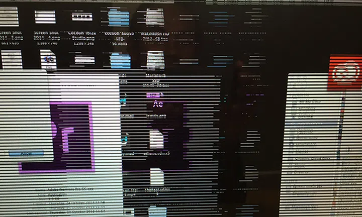 An example of a MacBook Pro suffer from a display-related issue. Source: AppleInsider.