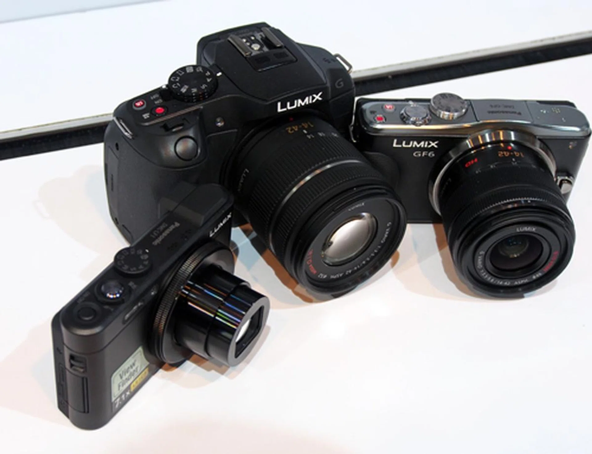 The three new releases - (from left to right) the LF1, G6 and GF6.