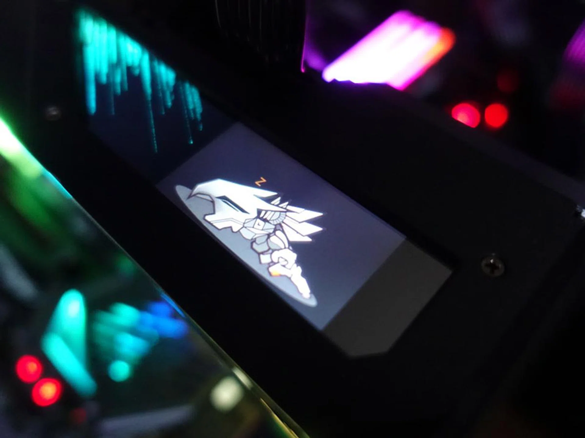 You can create some pretty cool animations or use the default Aorus Robot animation (which itself is pretty cute).