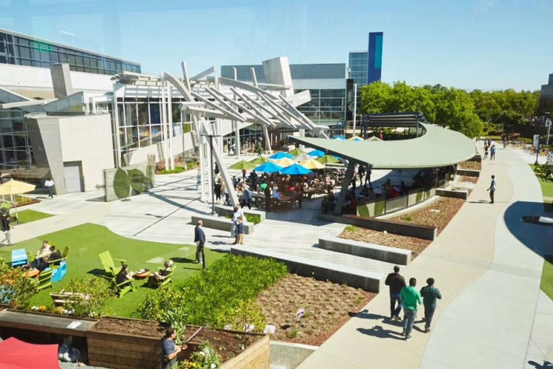 Google recently had another round of layoffs. Pictured here is the Googleplex Campus. Photo: Google