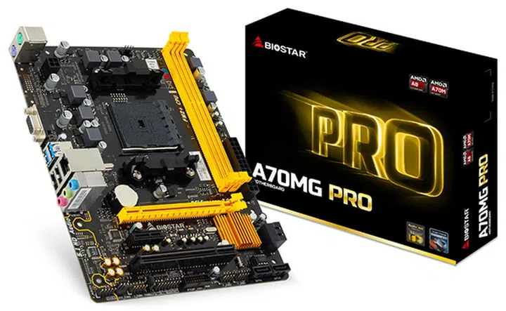 Biostar A70MG PRO motherboard