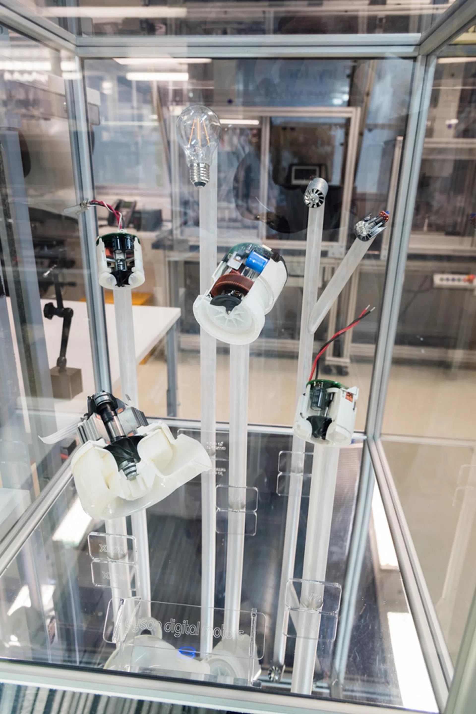 They may not look like much, but these motors power each of Dyson’s inventions. They are the beating hearts at the core of every Dyson success.
