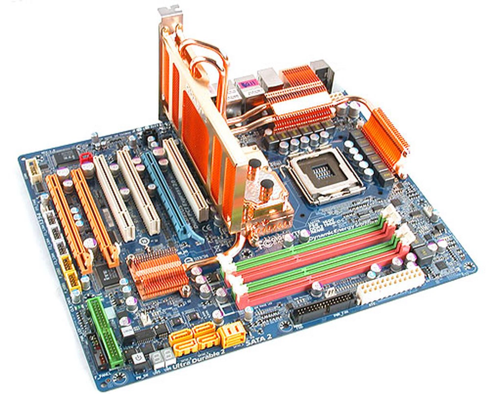 It's pricey but considering the amount of copper, it may justify the cost. However, one must ask if you really require the extra cooling on a P45 board. Strictly for overclocking and liquid cooling enthusiasts. 