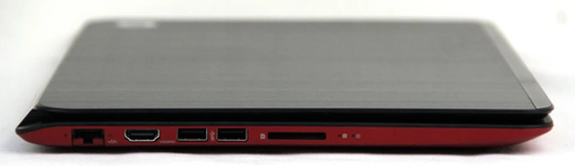 On the left side of the machine, you'll find a multi-card reader, two USB 3.0 ports, an HDMI port and an RJ-45 LAN port.