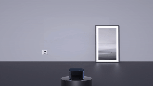 AI object detection will change the size of the screen if something is detected in the viewing area. 