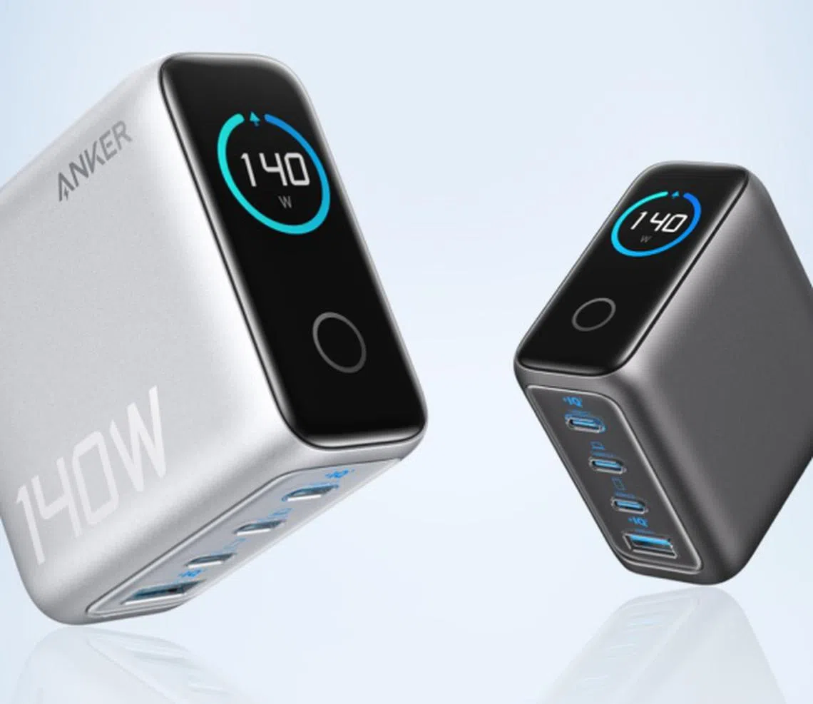 【2025/5/8新作】Anker Charger (140W 4 Ports) Anker announces new 140W wall charger with a handy built-in