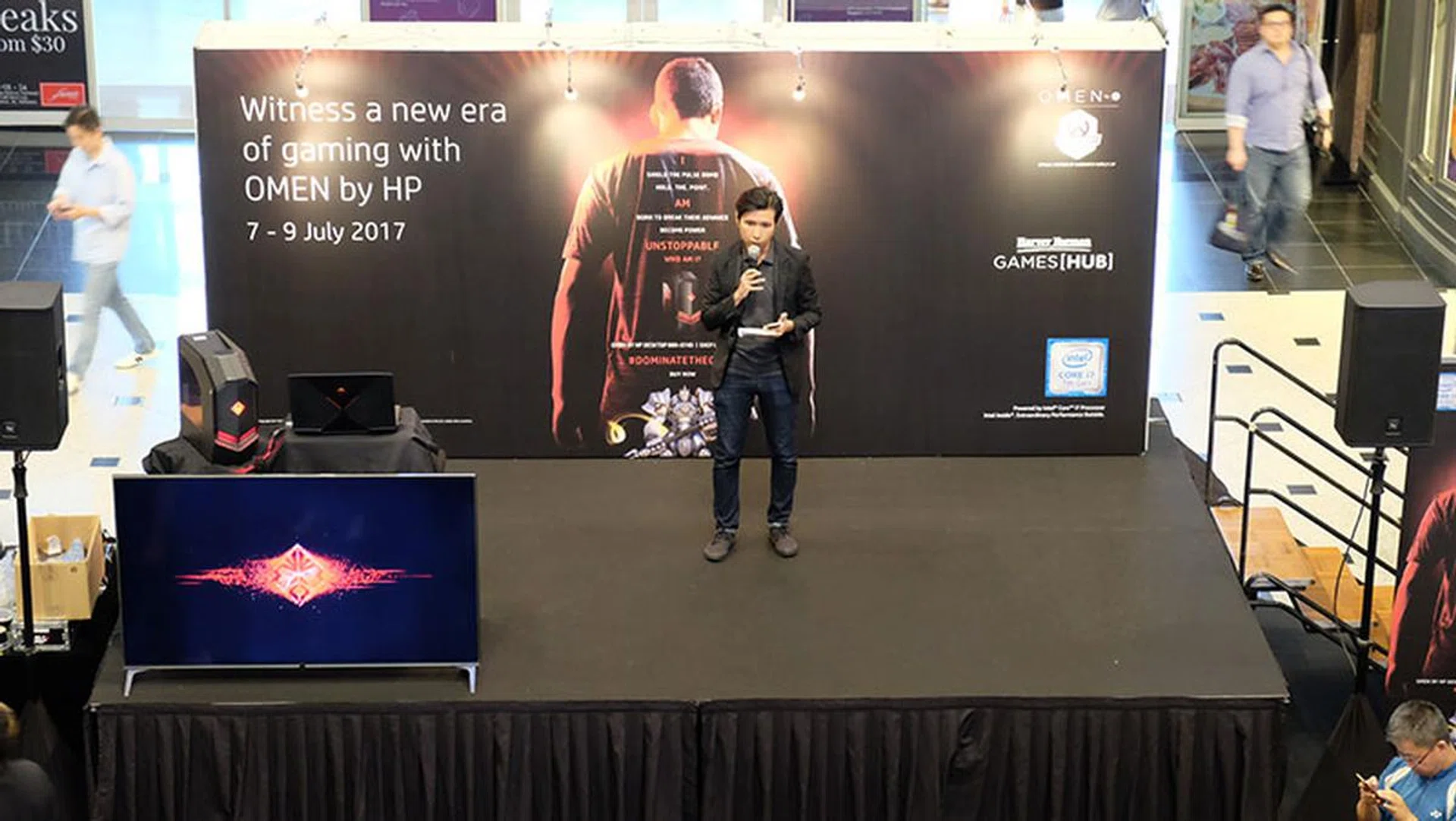 Sodafiz was the emcee for the event.