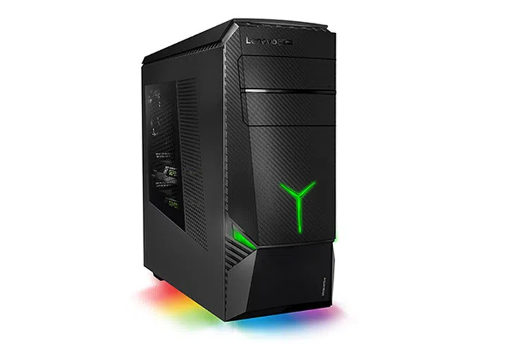 A prototype of the Razer Edition Lenovo Y series gaming desktop that will officially launch at CES 2016. (Image Source: Lenovo)