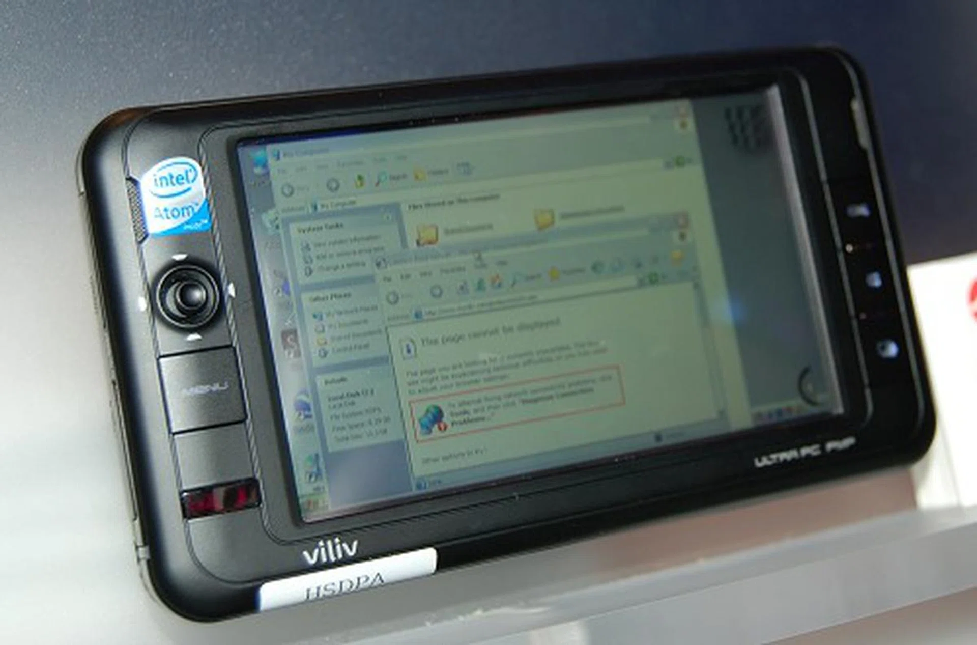  Here's another MID, the Viliv S5 Ultra PC PMP. Has 4.8-inch screen too (1024 x 600), up to 60B HDD, Wi-Fi, Bluetooth, GPS, DVB-H, DAB, T-DMB and optional are HSDPA module and DVB-T.  
