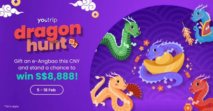 YouTrip wants to remind users to update their app to participate in its first-in app interactive Dragon Hunt.