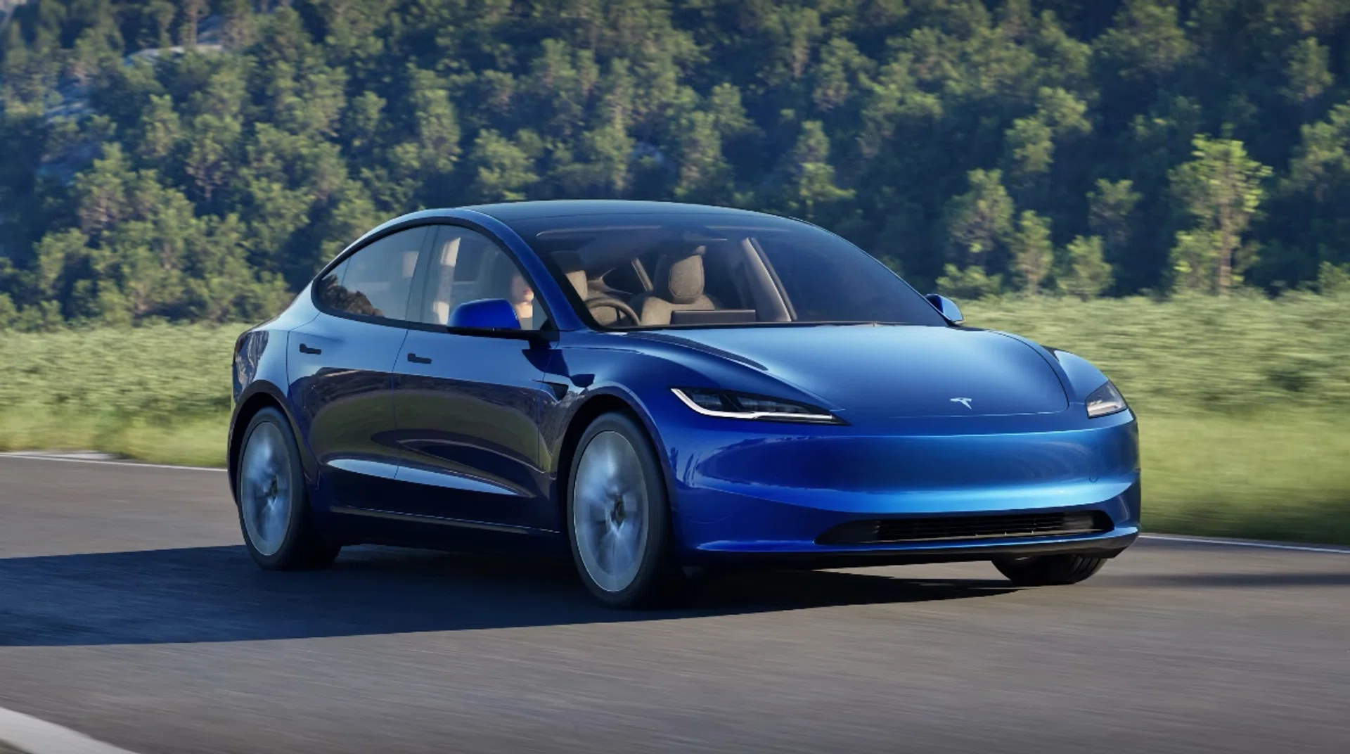 Tesla Model 3 long range rear-wheel drive