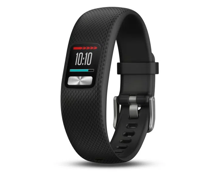 The Garmin Vivofit 4 activity tracker.
