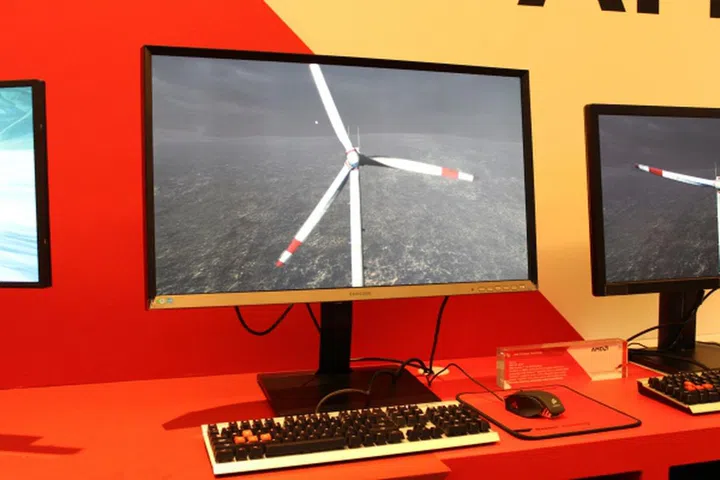 Samsung's the first in the world to release a Freesync compatible monitor, pictured here.