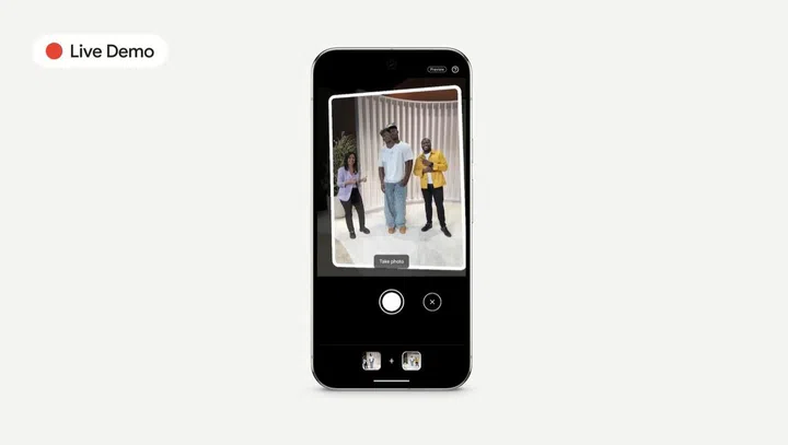 Two takes gets your Add Me done in a snap. Image: Google.