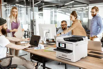 The WF-M5899 in use. Image source: Epson.
