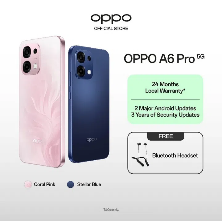 OPPO A6 Pro 5G launch promo