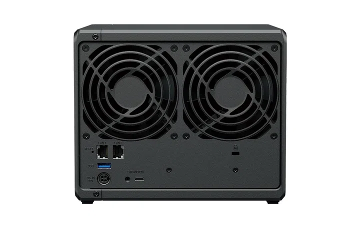 The rear of the DS925+. Photo: Synology. 